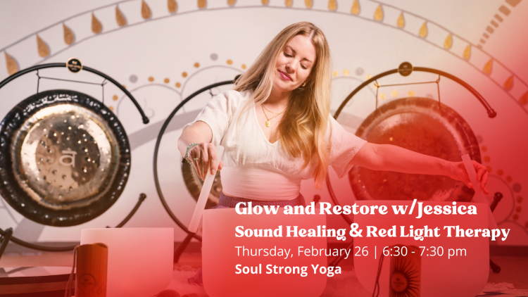 glow and restore sound healing & red light therapy