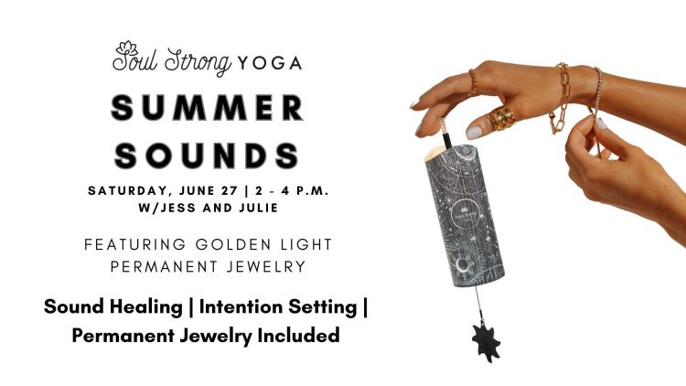 website summer sounds with golden light permanent jewelry (presentation)