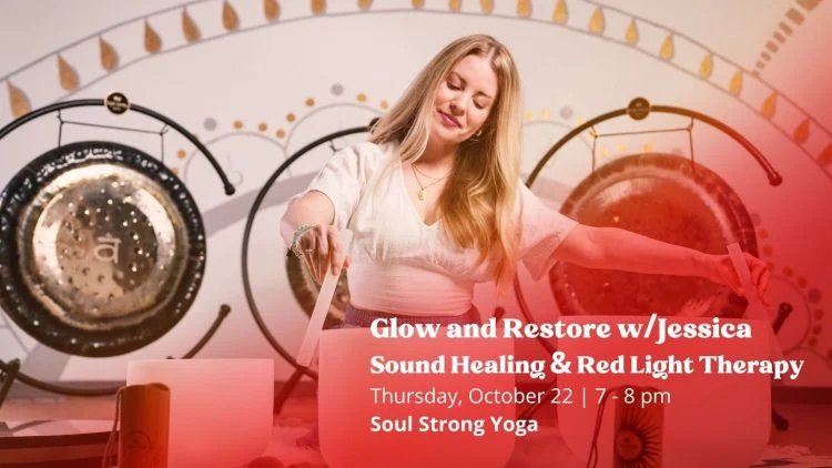 glow and restore sound healing & red light therapy