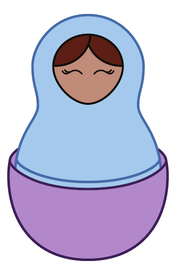 Nesting doll opened one layer, revealing the Pranamaya Kosha, the energy sheath.